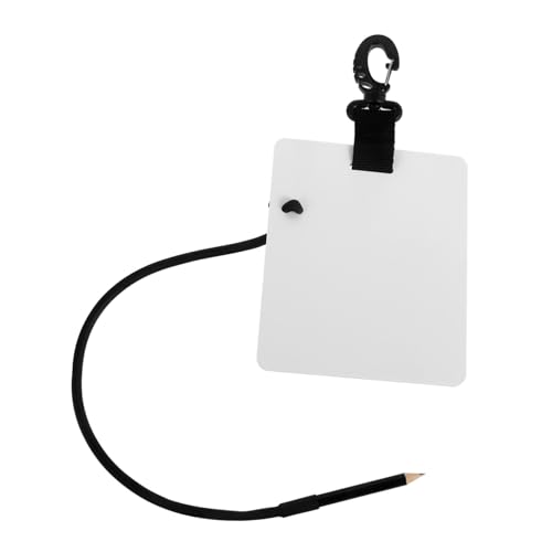 FUNOMOCYA Tauch Whiteboard Unterwasser Schreibtafel mit Clip und Bleistift Leichtes Schreibgerät für Tauchen Schwimmen und Wassersport für Notizen und Skizzen von FUNOMOCYA