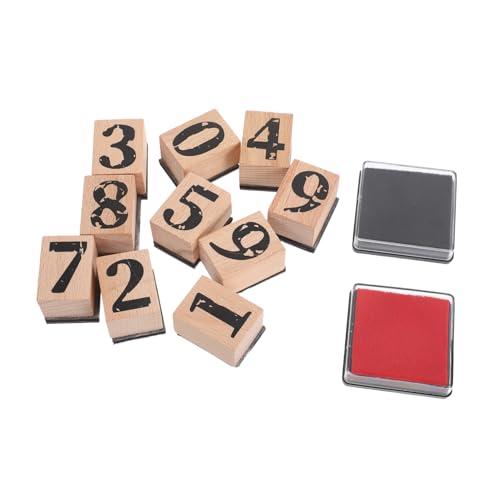 FUNOMOCYA Teiliges Holz-zahlenstempel Roten und Schwarzen Farbflächen Vielseitig für DIY Bastelarbeiten Scrapbooking Kartengestaltung Tagebuch Kalender Schule und Kreative Spiele FUNOMOCYA Teiliges Holz-zahlenstempel Roten und Schwarzen Farbflächen Vielseitig für DIY Bastelarbeiten Scrapbooking Kartengestaltung Tagebuch Kalender Schule und Kreative Spiele von FUNOMOCYA