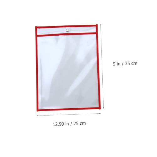 FUNOMOCYA Teiliges Transparente Pet Dry erase dateitaschen mit Metallöse Wiederverwendbare Abwischbare Dokumentenhüllen für Schule und Büro Umweltfreundliche Verschleißfeste Schreibwaren FUNOMOCYA Teiliges Transparente Pet Dry erase dateitaschen mit Metallöse Wiederverwendbare Abwischbare Dokumentenhüllen für Schule und Büro Umweltfreundliche Verschleißfeste Schreibwaren von FUNOMOCYA