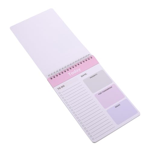 FUNOMOCYA Tragbarer Spiral notizblock Kleiner Tagesplaner mit Langlebigem Pp einband Praktisches Haushalts Büro notizbuch für Studenten und Lehrer Handliches Planer notepad für Tägliche FUNOMOCYA Tragbarer Spiral notizblock Kleiner Tagesplaner mit Langlebigem Pp einband Praktisches Haushalts Büro notizbuch für Studenten und Lehrer Handliches Planer notepad für Tägliche von FUNOMOCYA