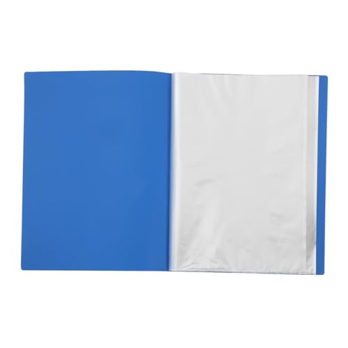 FUNOMOCYA Transparente Dokumentenmappe Innentaschen PP Ordner mit Klarsichthüllen Robuster Kunststoff Organizer für Schule Büro Präsentation und Aufbewahrung Blau FUNOMOCYA Transparente Dokumentenmappe Innentaschen PP Ordner mit Klarsichthüllen Robuster Kunststoff Organizer für Schule Büro Präsentation und Aufbewahrung Blau von FUNOMOCYA