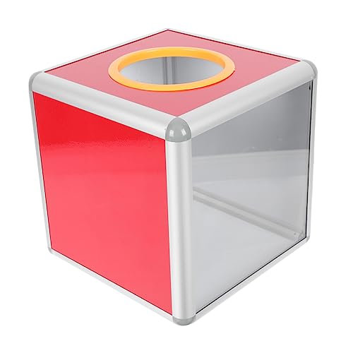 FUNOMOCYA Transparente Raffle Box Multifunktionale Spendenbox für Gewinnspiele und Veranstaltungen Sicher und Langlebig für Ihre Feierlichkeiten von FUNOMOCYA