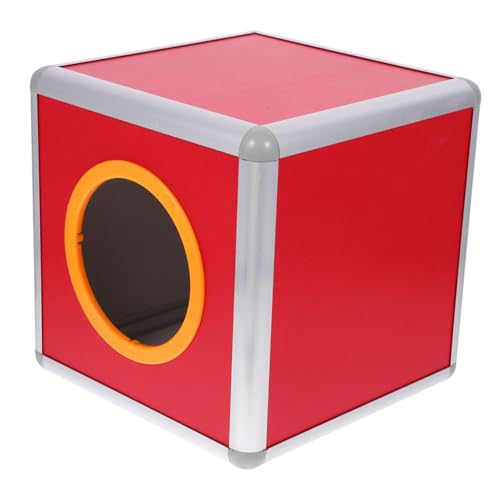 FUNOMOCYA Transparente Raffle Box mit Schlitz Aluminiumlegierung Lotteriebox Klein für Party Veranstaltungsdekoration von FUNOMOCYA