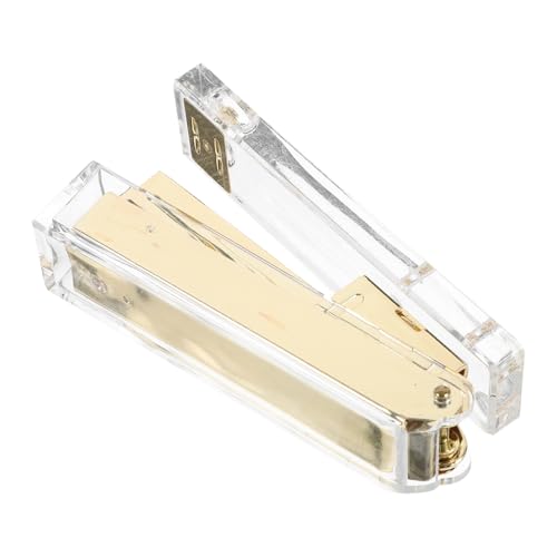 FUNOMOCYA Transparenter Acryl Heftgerät Handlicher Desktop Hefter für Büro und Schule Langlebig Praktisch Multifunktional Modernes Design Praktische Schreibtisch Essentials für Home Office FUNOMOCYA Transparenter Acryl Heftgerät Handlicher Desktop Hefter für Büro und Schule Langlebig Praktisch Multifunktional Modernes Design Praktische Schreibtisch Essentials für Home Office von FUNOMOCYA
