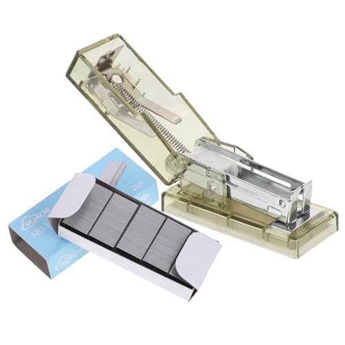 FUNOMOCYA Transparenter Tragbarer Heftgerät Mini Tacker mit Stabilem Heftmechanismus Multifunktional für Büro Schule und Zuhause Handlicher Grüner Mini Hefter für Effizientes Heften und FUNOMOCYA Transparenter Tragbarer Heftgerät Mini Tacker mit Stabilem Heftmechanismus Multifunktional für Büro Schule und Zuhause Handlicher Grüner Mini Hefter für Effizientes Heften und von FUNOMOCYA