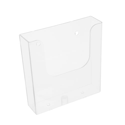 FUNOMOCYA Transparenter Wandmagazinhalter aus Hochwertigem Kunststoff Wandmontierter Dokumentenhalter mit Klarer Übersicht Praktisches Büroregal für Dateien zur Ordentlichen Ablage von FUNOMOCYA Transparenter Wandmagazinhalter aus Hochwertigem Kunststoff Wandmontierter Dokumentenhalter mit Klarer Übersicht Praktisches Büroregal für Dateien zur Ordentlichen Ablage von von FUNOMOCYA