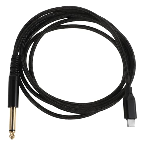 FUNOMOCYA USB Type C zu Gitarrenkabel mit Integriertem Chip Audioaufnahme Kabel für Elektrische Gitarre Einfach zu Bedienen Kompakt und Tragbar Plug And Play Funktionalität von FUNOMOCYA