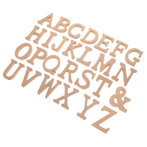 FUNOMOCYA Unlackierte Holzbuchstaben Buchstabenblöcke zum Basteln und Bemalen Kreative DIY Holzbuchstaben für Wohnkultur Fotorequisiten Kinderzimmer Dekoration FUNOMOCYA Unlackierte Holzbuchstaben Buchstabenblöcke zum Basteln und Bemalen Kreative DIY Holzbuchstaben für Wohnkultur Fotorequisiten Kinderzimmer Dekoration von FUNOMOCYA