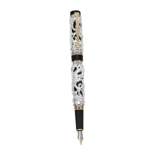 FUNOMOCYA Vintage Dragon Füllfederhalter Eleganter Kalligrafie Stift mit Drachen und Design Geschmeidiges Schreiben für Kunst Zeichnungen und Unterschriften Multifunktionales FUNOMOCYA Vintage Dragon Füllfederhalter Eleganter Kalligrafie Stift mit Drachen und Design Geschmeidiges Schreiben für Kunst Zeichnungen und Unterschriften Multifunktionales von FUNOMOCYA