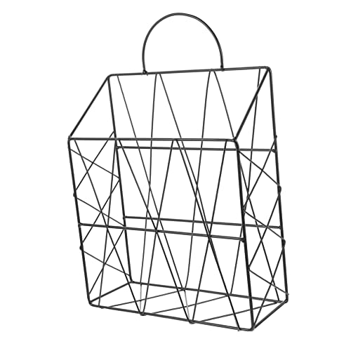 FUNOMOCYA Wandmontierter Buchorganisator Dekorativer Zeitschriftenhalter aus Robustem für Büro und Wohnzimmer Platzsparend und Langlebig Elegantem von FUNOMOCYA