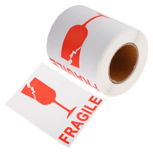 FUNOMOCYA Warnhinweis Aufkleber Rot Selbstklebend Fragile Labels für Zerbrechliche Produkte Verpackung Umzugskartons Versand Hinweis Sticker für Vorsichtige Handhabung FUNOMOCYA Warnhinweis Aufkleber Rot Selbstklebend Fragile Labels für Zerbrechliche Produkte Verpackung Umzugskartons Versand Hinweis Sticker für Vorsichtige Handhabung von FUNOMOCYA