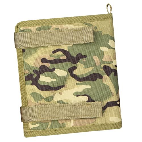 FUNOMOCYA Wasserdichte Outdoor Kartenmappe mit Camouflage Multifunktionaler Taktischer Organizer für Notizbücher Karten und Schreibwaren Leichter Tragbarer Beutel für Feldforschung und von FUNOMOCYA