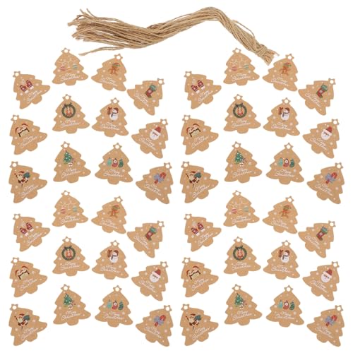 FUNOMOCYA Weihnachtsanhänger Weihnachts-tags Weihnachts-namensschilder Hängende Papieranhänger Dekor Papiername Hanging Kraftpapier FUNOMOCYA Weihnachtsanhänger Weihnachts-tags Weihnachts-namensschilder Hängende Papieranhänger Dekor Papiername Hanging Kraftpapier von FUNOMOCYA