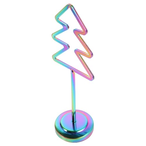 FUNOMOCYA Weihnachtsbaum Kartenhalter für Schreibtisch und Zuhause Multifunktionaler Fotohalter und Memo Clip für Festliche Anlässe und Organisation von FUNOMOCYA