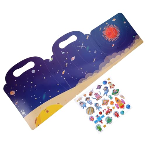 FUNOMOCYA Wiederverwendbares Stickerbuch für Niedlichen Bubble Stickern Fördert Kreativität Hand Auge Koordination und Fantasie Pädagogisches für Kindergarten und Zuhause FUNOMOCYA Wiederverwendbares Stickerbuch für Niedlichen Bubble Stickern Fördert Kreativität Hand Auge Koordination und Fantasie Pädagogisches für Kindergarten und Zuhause von FUNOMOCYA