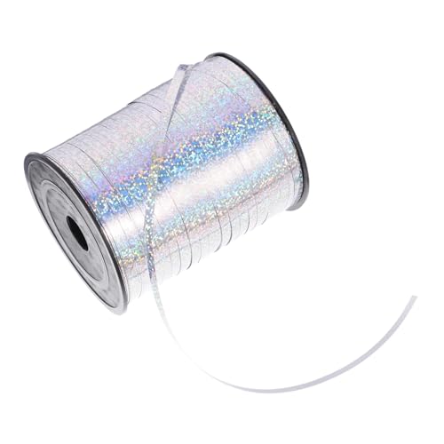 FUNOMOCYA ballonband Silber Breit Kunststoff Geschenkband Dekoratives Geschenkverpackungsband Schleifenband Für Blumenverpackung Hochzeit Party DIY FUNOMOCYA ballonband Silber Breit Kunststoff Geschenkband Dekoratives Geschenkverpackungsband Schleifenband Für Blumenverpackung Hochzeit Party DIY von FUNOMOCYA