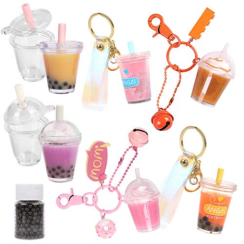 FUNSHOWCASE Mini Epoxidharz Getränk Miniatur 3D Bubble Tee Becher Harz Kügelchen 3st Set FUNSHOWCASE Mini Epoxidharz Getränk Miniatur 3D Bubble Tee Becher Harz Kügelchen 3st Set von FUNSHOWCASE
