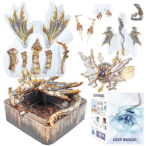 Drache Silikonformen Epoxidharz Form Set Flügel Kralle Schmuckherstellung Drache Silikonformen Epoxidharz Form Set Flügel Kralle Schmuckherstellung von FUNSHOWCASE