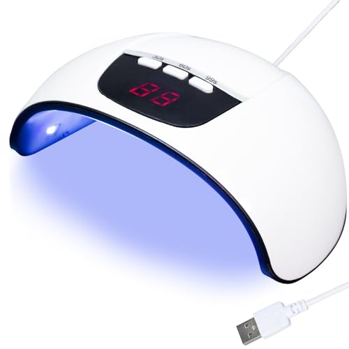 LED UV Lampe zum Epoxidharz, Silikonform, Nägel, Haus, Salon, 54 W Nageltrockner für Gel, Nagellack, tragbar, USB, 30s/60s/99s Timer Einstellungen, Infrarot Sensor, LCD Display, Größe:19*13.8cm LED UV Lampe zum Epoxidharz, Silikonform, Nägel, Haus, Salon, 54 W Nageltrockner für Gel, Nagellack, tragbar, USB, 30s/60s/99s Timer Einstellungen, Infrarot Sensor, LCD Display, Größe:19*13.8cm von FUNSHOWCASE