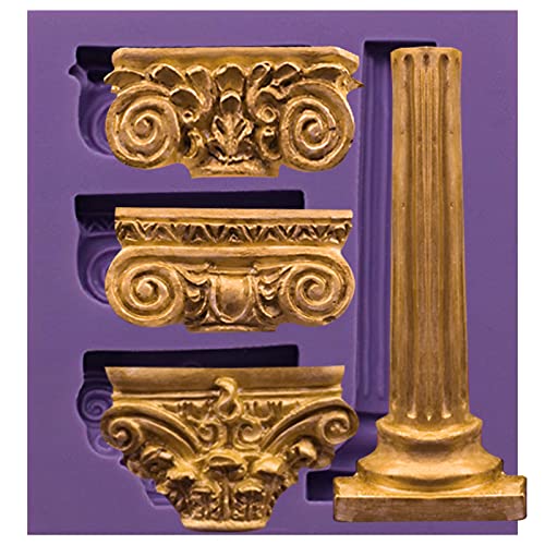 Retro griechische Säule Zierleiste Epoxidharz Silikonform Barock Stil für Tortendeo Kuchen Topper Schokolade Fondant Kerze Retro griechische Säule Zierleiste Epoxidharz Silikonform Barock Stil für Tortendeo Kuchen Topper Schokolade Fondant Kerze von FUNSHOWCASE