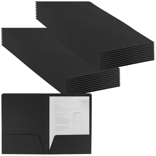 FUNSUEI 20 Stück Präsentationsmappe A5 Pappe, Dokumentenmappe Karton Schwarz, Pappe Mappe für Fotos, Dokumente FUNSUEI 20 Stück Präsentationsmappe A5 Pappe, Dokumentenmappe Karton Schwarz, Pappe Mappe für Fotos, Dokumente von FUNSUEI
