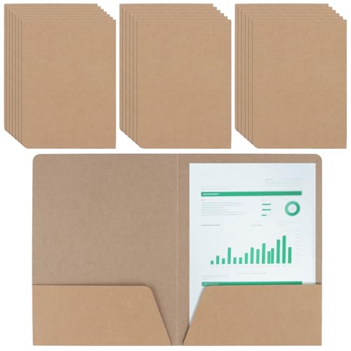 FUNSUEI 20 Stück Präsentationsmappe A5 Pappe, Dokumentenmappe Kraftpapier, Karton Mappe Braun für Fotos, Dokumente FUNSUEI 20 Stück Präsentationsmappe A5 Pappe, Dokumentenmappe Kraftpapier, Karton Mappe Braun für Fotos, Dokumente von FUNSUEI