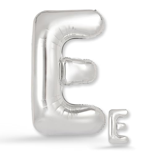 FUNXGO Folienballon Buchstabe E Silber Set - Silvester Dekoration, Elegante Dekoration, Perfekte Partydeko, Perfekte Wahl für Ihre Feier - Ballon E FUNXGO Folienballon Buchstabe E Silber Set - Silvester Dekoration, Elegante Dekoration, Perfekte Partydeko, Perfekte Wahl für Ihre Feier - Ballon E von FUNXGO