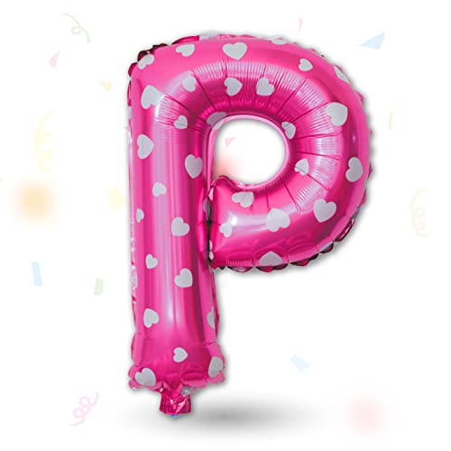 FUNXGO Folienballon Buchstaben Pink P - Buchstaben Luftballon Klein P - ca. 40cm Nur Luftfüllung - Ideal für Geburtstag, Hochzeit & Party Deko - Ballon Buchstabe P Pink FUNXGO Folienballon Buchstaben Pink P - Buchstaben Luftballon Klein P - ca. 40cm Nur Luftfüllung - Ideal für Geburtstag, Hochzeit & Party Deko - Ballon Buchstabe P Pink von FUNXGO