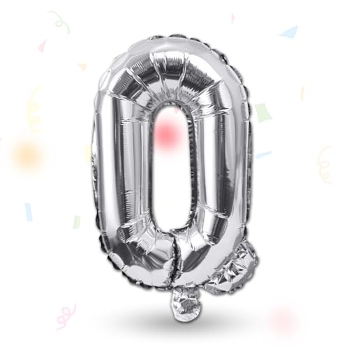 FUNXGO Folienballon Buchstaben silber Q - Buchstaben Luftballon Klein Q - ca. 40cm Nur Luftfüllung - Ideal für Geburtstag, Hochzeit & Party Deko - Ballon Buchstabe Q silber von FUNXGO