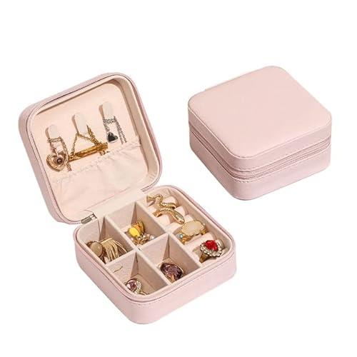 1 Stücke Tragbare Schmuck Aufbewahrungsbox Organizer Display Reise Schmuck Reißverschluss Fall Box Ohrringe Halskette Ringe Schmuckschatulle 1 Stücke Tragbare Schmuck Aufbewahrungsbox Organizer Display Reise Schmuck Reißverschluss Fall Box Ohrringe Halskette Ringe Schmuckschatulle von FUNZE