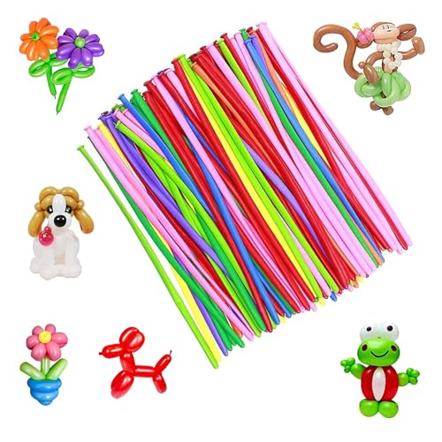 100 Stück Modellierballons Magic Modellierung Ballons Lange Bunte Ballons für Geburtstag Dekoration Partys Hochzeiten Jubiläen 100 Stück Modellierballons Magic Modellierung Ballons Lange Bunte Ballons für Geburtstag Dekoration Partys Hochzeiten Jubiläen von FUSONGQINTANG