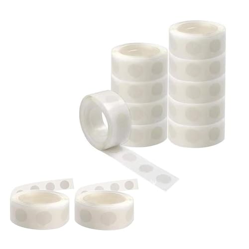 FUSONGQINTANG 1200 Stück Ballon Kleber Doppelseitig Ballon Glue Dots Transparent Entfernbare Ballon Klebeband Punkte für Geburtstag Party Hochzeit Dekoration von FUSONGQINTANG
