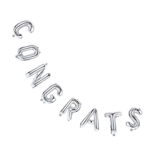 FUTUREORYY 1 Satz Graduationsballon Folienballons mit Congrats Aufschrift für Abschlussfeiern Partys Festivals und Besondere Anlässe Bänder FUTUREORYY 1 Satz Graduationsballon Folienballons mit Congrats Aufschrift für Abschlussfeiern Partys Festivals und Besondere Anlässe Bänder von FUTUREORYY