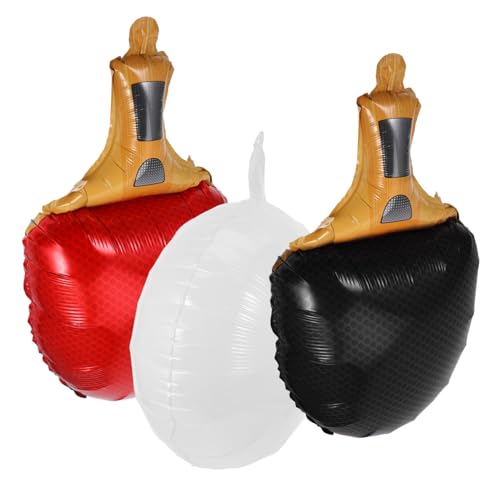 FUTUREORYY 1 Satz Tischtennisballon Sportliche Partydekoration für Geburtstagsfeiern Teiliges mit Tischtennisball und Schläger für Sportveranstaltungen und Outdoor Events von FUTUREORYY