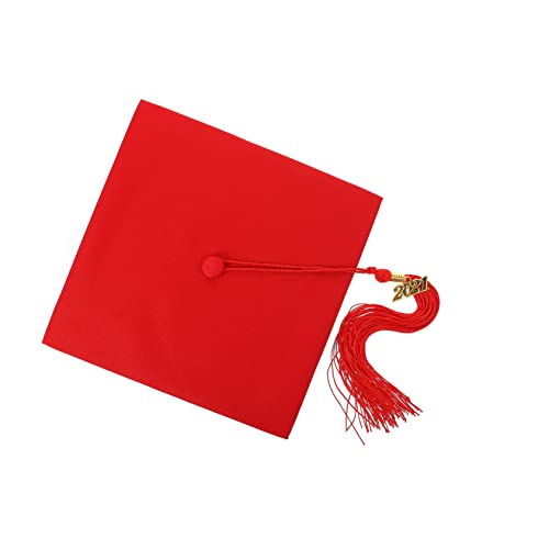 FUTUREORYY 1 Stück Abschluss Hut für Graduierung Unisex Quastenhemd in Rot Party Zubehör für Schulabschlüsse und Abschlussfeiern Sorgt für Festliche und Perfekten Look FUTUREORYY 1 Stück Abschluss Hut für Graduierung Unisex Quastenhemd in Rot Party Zubehör für Schulabschlüsse und Abschlussfeiern Sorgt für Festliche und Perfekten Look von FUTUREORYY