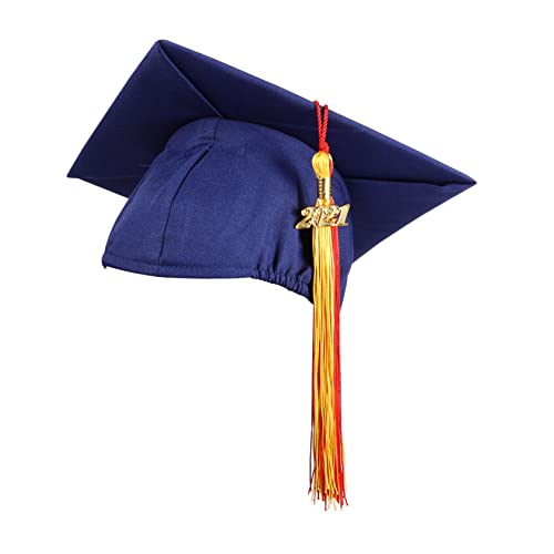 FUTUREORYY 1 Stück Abschlussfeier Hut mit Quaste Bedeutungsvolles Accessoire für Erwachsene für Graduation Partys und Souvenir für Klassenkameraden Zufällige Farbe von FUTUREORYY