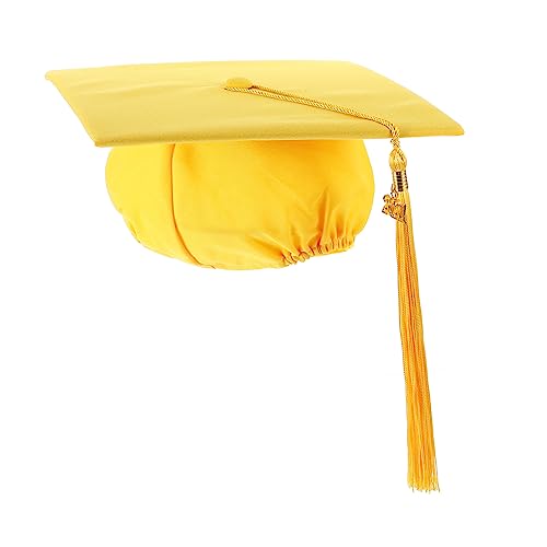 FUTUREORYY 1 Stück Graduation Cap mit Abnehmbarer Quaste und Charm Einheitsgröße Stilvolle Abschlusskopfbedeckung für Herren und Damen für Schulabschlüsse und Universitätsfeiern FUTUREORYY 1 Stück Graduation Cap mit Abnehmbarer Quaste und Charm Einheitsgröße Stilvolle Abschlusskopfbedeckung für Herren und Damen für Schulabschlüsse und Universitätsfeiern von FUTUREORYY