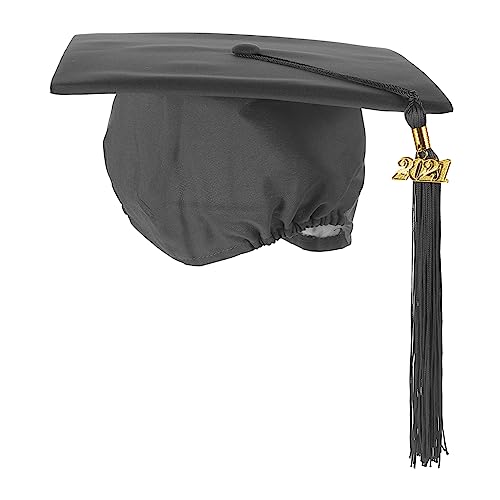 FUTUREORYY 1 Stück Graduation Cap mit Quaste Einheitsgröße für Abschlussfeiern für Schulabschluss Bachelor und Master Abschlussfeier Perfektes für Absolventen von FUTUREORYY