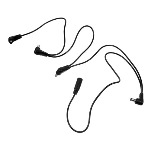 FUTUREORYY 1 Stück Guitar Power Supply Kabel Schwarz Verbindungskabel für Gitarrenpedale Langlebig Verarbeitung für Musikliebhaber von FUTUREORYY