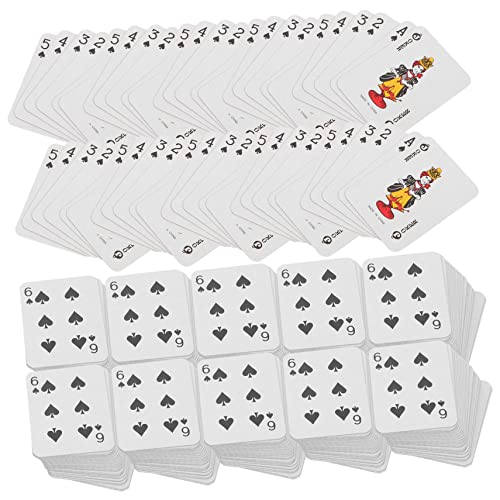 FUTUREORYY 10 Sätze Mini-Spielkarten Reisen Reise-Pokerkarten Miniatur-Pokerkarten Requisiten Deck Karten Mini-Kartenspiel Minikarten beschichtetes Papier FUTUREORYY 10 Sätze Mini-Spielkarten Reisen Reise-Pokerkarten Miniatur-Pokerkarten Requisiten Deck Karten Mini-Kartenspiel Minikarten beschichtetes Papier von FUTUREORYY