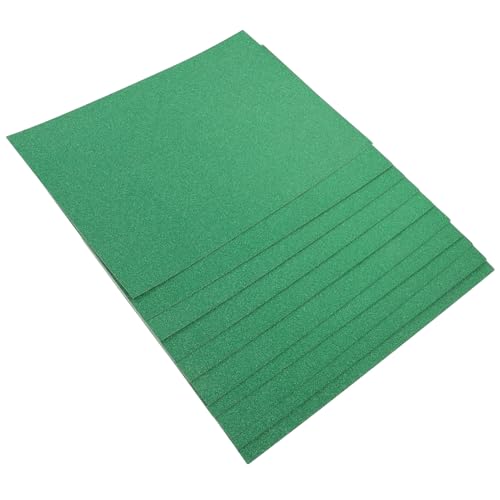 FUTUREORYY 10 Stück Goldpulverkarton grüner Glitzer Handwerk Schimmern Einladungen bunt farbiges Papier Glitzerpapier für die Kunst DIY liefert Glitzerkartonpapier glitzerndes Bastelpapier FUTUREORYY 10 Stück Goldpulverkarton grüner Glitzer Handwerk Schimmern Einladungen bunt farbiges Papier Glitzerpapier für die Kunst DIY liefert Glitzerkartonpapier glitzerndes Bastelpapier von FUTUREORYY