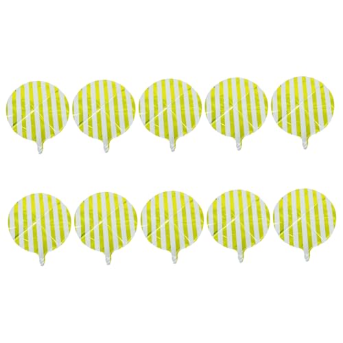 FUTUREORYY 10 Stück Runde Gestreifte Folienballons für Geburtstags und Hochzeitsdeko Bunte Candy Farben Vielseitige Party Dekoration für Wand Tür und Fenster FUTUREORYY 10 Stück Runde Gestreifte Folienballons für Geburtstags und Hochzeitsdeko Bunte Candy Farben Vielseitige Party Dekoration für Wand Tür und Fenster von FUTUREORYY