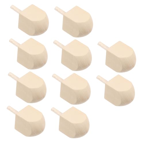 FUTUREORYY 10 Stück Teiliges Hanukkah Holz Dreidel Naturbelassene Unbemalte Dreidel zum DIY Basteln Höhe Nachhaltiges Holzspielzeug für Chanukka Dekorationen Familien und Gruppenaktivitäten FUTUREORYY 10 Stück Teiliges Hanukkah Holz Dreidel Naturbelassene Unbemalte Dreidel zum DIY Basteln Höhe Nachhaltiges Holzspielzeug für Chanukka Dekorationen Familien und Gruppenaktivitäten von FUTUREORYY