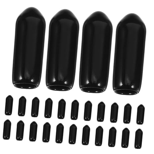 FUTUREORYY 100 Stück PVC Schutzkappen Schwarz Flexibel Schrauben Endkappen für Elektrokabel Drahtschutz Abdeckungen für Rohrleitungen Vielseitig Einsetzbar Langlebig FUTUREORYY 100 Stück PVC Schutzkappen Schwarz Flexibel Schrauben Endkappen für Elektrokabel Drahtschutz Abdeckungen für Rohrleitungen Vielseitig Einsetzbar Langlebig von FUTUREORYY