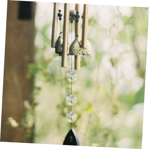 FUTUREORYY 100 Stück Transparente Glasperlen Kristall Achtkantig Doppelloch Perlenvorhang Dekoration Vielseitig für Türvorhänge Schmuck Bastelperlen FUTUREORYY 100 Stück Transparente Glasperlen Kristall Achtkantig Doppelloch Perlenvorhang Dekoration Vielseitig für Türvorhänge Schmuck Bastelperlen von FUTUREORYY
