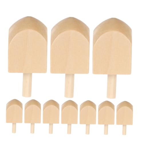 FUTUREORYY 10stücke Holz-Dreidel Für Hanukkah Unvollendete Holzspielzeuge Zum Bemalen Kreative Bastelideen Für Erwachsene Und Junge Mädchen Höhe Für Feiertagsdekoration von FUTUREORYY