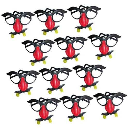 FUTUREORYY 12 Stück Große Brillenspielzeug Party-Brille mit gefälschtem Bart hoch Gläser lustige Kostümbrille falsche Nasenbrille lustige Brille gefälschte Nasenbrille Plastik Zufällige Farbe FUTUREORYY 12 Stück Große Brillenspielzeug Party-Brille mit gefälschtem Bart hoch Gläser lustige Kostümbrille falsche Nasenbrille lustige Brille gefälschte Nasenbrille Plastik Zufällige Farbe von FUTUREORYY