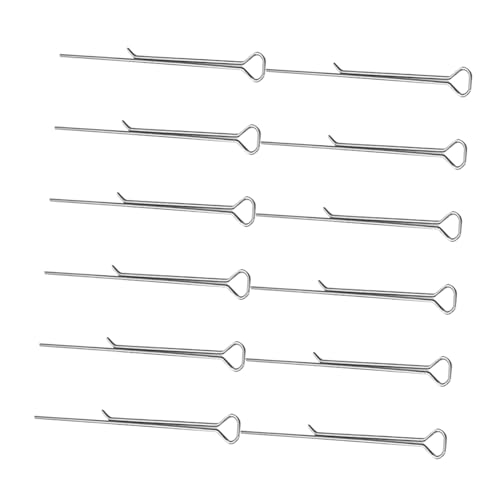 FUTUREORYY 12 Stück Teiliges Docht Halter aus Kohlenstoffstahl Präzises Zentrieren von Kerzendochten für Gleichmäßiges Brennen Kompatibel mit Verschiedenen Kerzengrößen Robustes DIY von FUTUREORYY