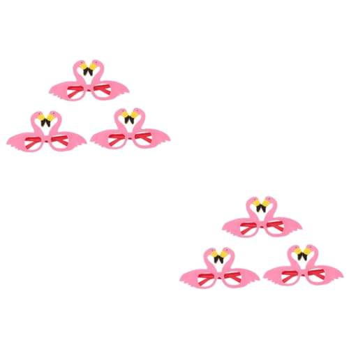 FUTUREORYY 2 Sätze Flamingo Sonnenbrillen Lustige Partybrille Für Strand Und Hawaii Feiern Foto Requisiten Für Kindergeburtstage Und Festliche Anlässe Leicht Und Langlebig 3 Stück * 2 von FUTUREORYY