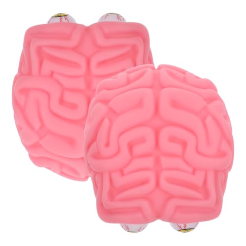 FUTUREORYY 2 Stück Auffällige Gehirnspielzeuge Lustige Gehirnstütze Druckstütze Zusammendrücken Lustige Stress-Requisite Kompaktes Quetschspielzeug Rosa Vinyl FUTUREORYY 2 Stück Auffällige Gehirnspielzeuge Lustige Gehirnstütze Druckstütze Zusammendrücken Lustige Stress-Requisite Kompaktes Quetschspielzeug Rosa Vinyl von FUTUREORYY